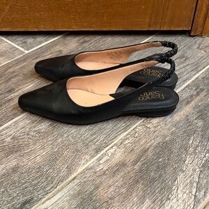 Franco Sarto Briella Leather Slingback Flats, 7.5